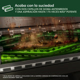iRobot Roomba MAX 705 Combo con Base AutoWash multifunción y Agua Caliente, Rodillo de fregado PowerSpin Extensible, Cubierta Protectora, cepillos Dobles, fregado y Secado con Calor, LiDAR 3D con IA