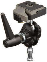 Manfrotto 155RC Tilt-Top Head with Quick Plate - Trípode, 600 g, con Zapata rápida, Negro