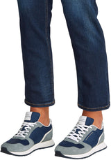 Tommy Hilfiger Runner Sneaker Hombre New Eva Mix Calzado Deportivo, Multicolor (Sport Navy), 42