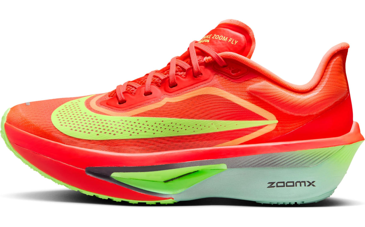 NIKE Zoom Fly 6, Sneaker Mujer, Bright Crimson Cave Purple Lime Blast, 38.5 EU