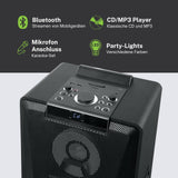 Altavoz Multimedia MUSE M-1990 DJ Bluetooth, USB, CD, Efectos Luz,1000W