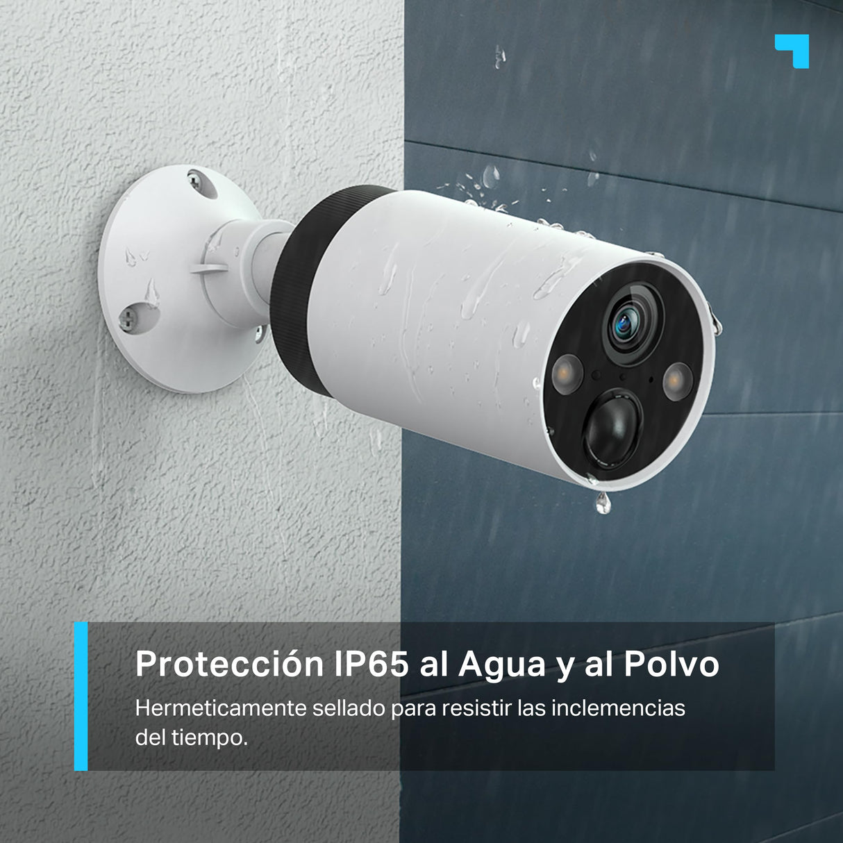Tapo TP-Link C420S2 - Cámara Vigilancia WiFi Exterior Inalámbrica con Batería Recargable, Resolución 2k, Visión Nocturna, Audio Bidireccional, IP65 a Prueba de Agua