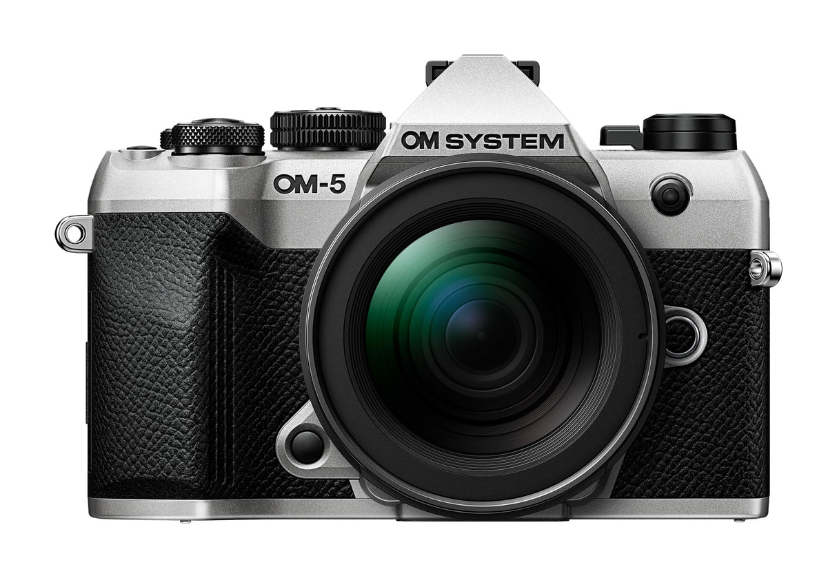 Cámara Micro Cuatro Tercios OM SYSTEM OM-5 Mark II, Incl. Objetivo M.Zuiko Digital ED 12-45mm Pro, Sensor Live Mos de 20 MP, estabilización de Imagen de 5 Ejes, Sellado IP53 contra la Intemperie
