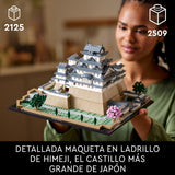 LEGO 21060 Architecture Castillo de Himeji, Set de Construcción de Maquetas para Adultos, Regalo para Aficionados a la Jardinería Creativa y a la Cultura Japonesa, Incluye Cerezos en Flor Construibles