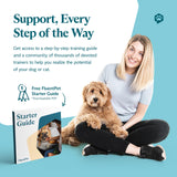 FluentPet Speak Up Buttons - Juego de botones de conversación para gatos y perros de última generación, paquete de 6 botones de comunicación fáciles de presionar para gatos y perros, botones grabables
