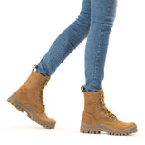 Panama Jack Hongkong, Combat Boot Mujer, Leder, 38 EU
