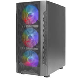 ANTEC Caja Gaming Nx260 ATX 2 X usb2.0 1 X us3.0 Sin Fuente, Negro, Argb