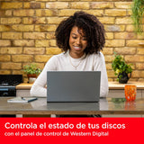 SanDisk SSD Plus M.2 2280 NVMe SSD 2 TB PCIe Gen 3, con velodidad de lectura de hasta 3200 MB/s NVMe SSD, Western Digital Dashboard