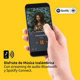 TechniSat DIGITRADIO 570 CD IR – Radio por Internet estéreo DAB+ (reproductor de CD, WLAN, FM, Bluetooth, Spotify, streaming por Wifi, USB, alarma, AUXin, ecualizador, mando a distancia, 2 x 5 W)