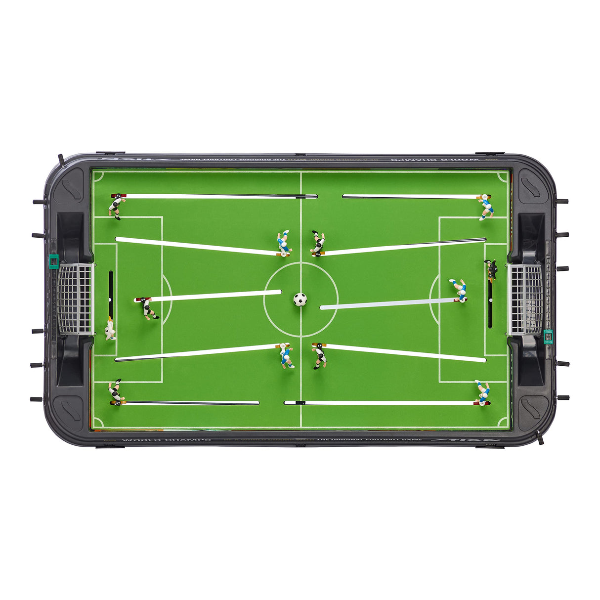 STIGA Juego de Fútbol campeones del Mundo Juego de Mesa, Negro/Verde