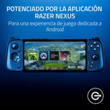 Razer Edge - Dispositivo Portátil para Juegos Android con Kishi V2 Pro (Qualcomm Snapdragon G3X Gen 1, Pantalla Aáctil AMOLED FHD+ de 6,8" y 144 Hz, Tecnología Háptica HyperSense) Negro