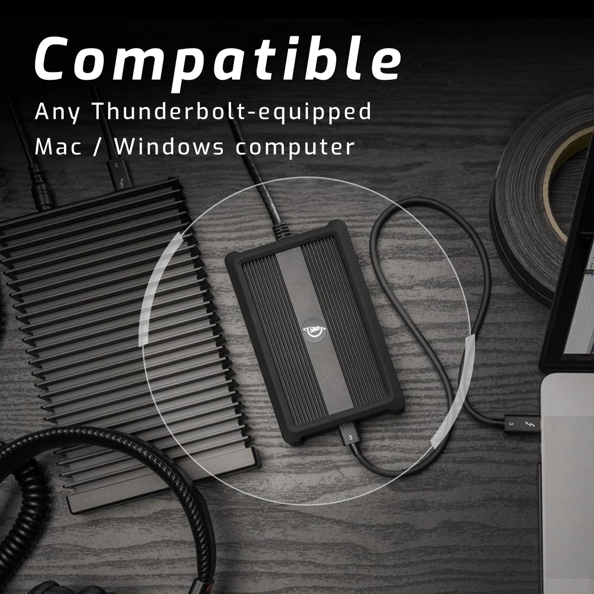 OWC Adaptador Ethernet Thunderbolt 3 10G, (OWCTB3ADP10GBE), para Conexiones de Red de Alta Velocidad
