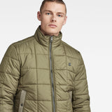 G-Star Para Hombre Meefic quilted jkt, Verde (shadow olive D23965-B958-B230), M