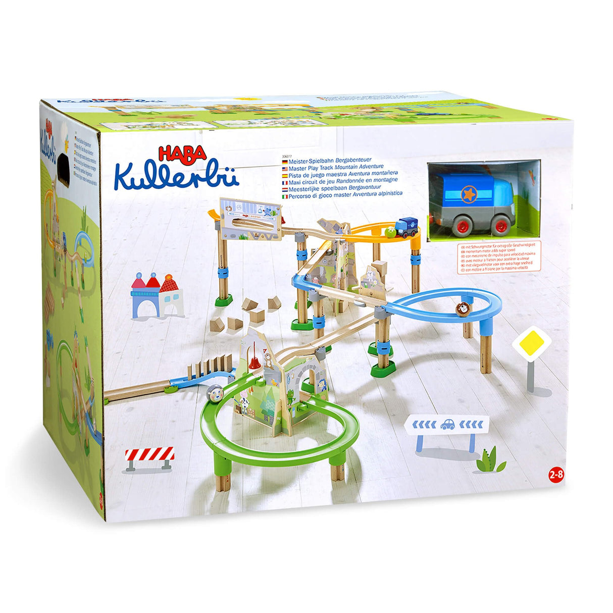 HABA- Kullerbü Paquetes básicos para la Primera Pista de Pelota, Color Colorido, Small (306017)