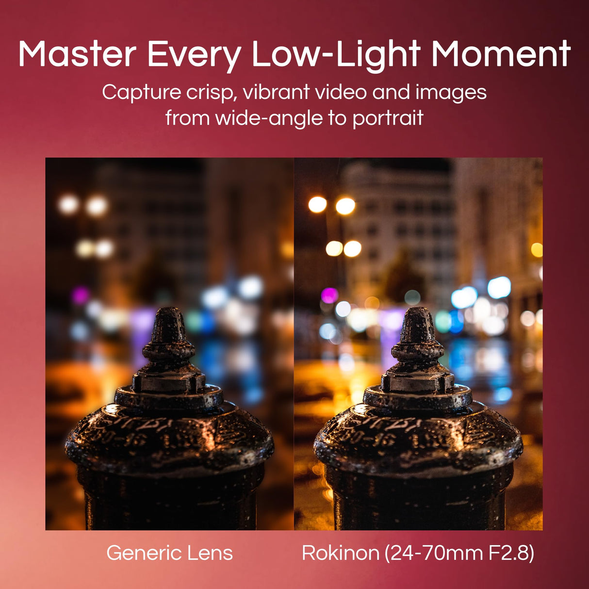 Rokinon AF 24-70mm f/2.8 Lente de Zoom de Marco Completo con Enfoque automático para Sony E (IO2470AFZ-E)