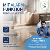 iQ water Guard – Detector de Agua Inteligente con función de Alarma de Agua 92dB & WiFi – Water Guard – Monitor de Agua para Smartphone – Contador de Consumo de Agua WiFi, monitoreo del Consumo de