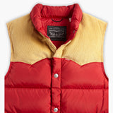 Levi's Western Super Puffer Vest, Hombre, Rhythmic Red, S