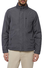 Geox M Litio Short Jkt Chaqueta, Perla ahumada/Negro, 56 para Hombre