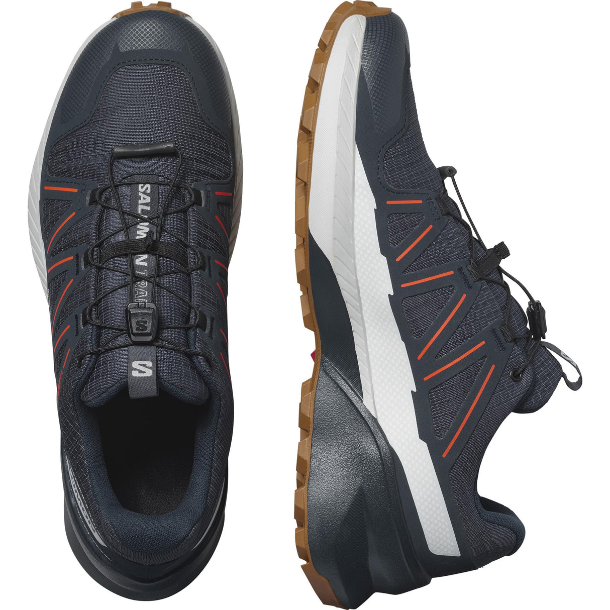 Salomon SPEEDCROSS PEAK WATERPROOF, Zapatillas de Deporte para Hombre, India Ink Carbon Glacier Gray, 43 1/3 EU