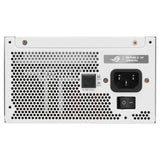 ASUS ROG Strix 1000W Platinum White Edition, Fuente de alimentación ATX Modular, 80 Plus Platinum, ATX 3.1, PCIE 5.1, Conector 12V-2x6, MOSFET GAN, estabilizador de Voltaje 'GPU-First'