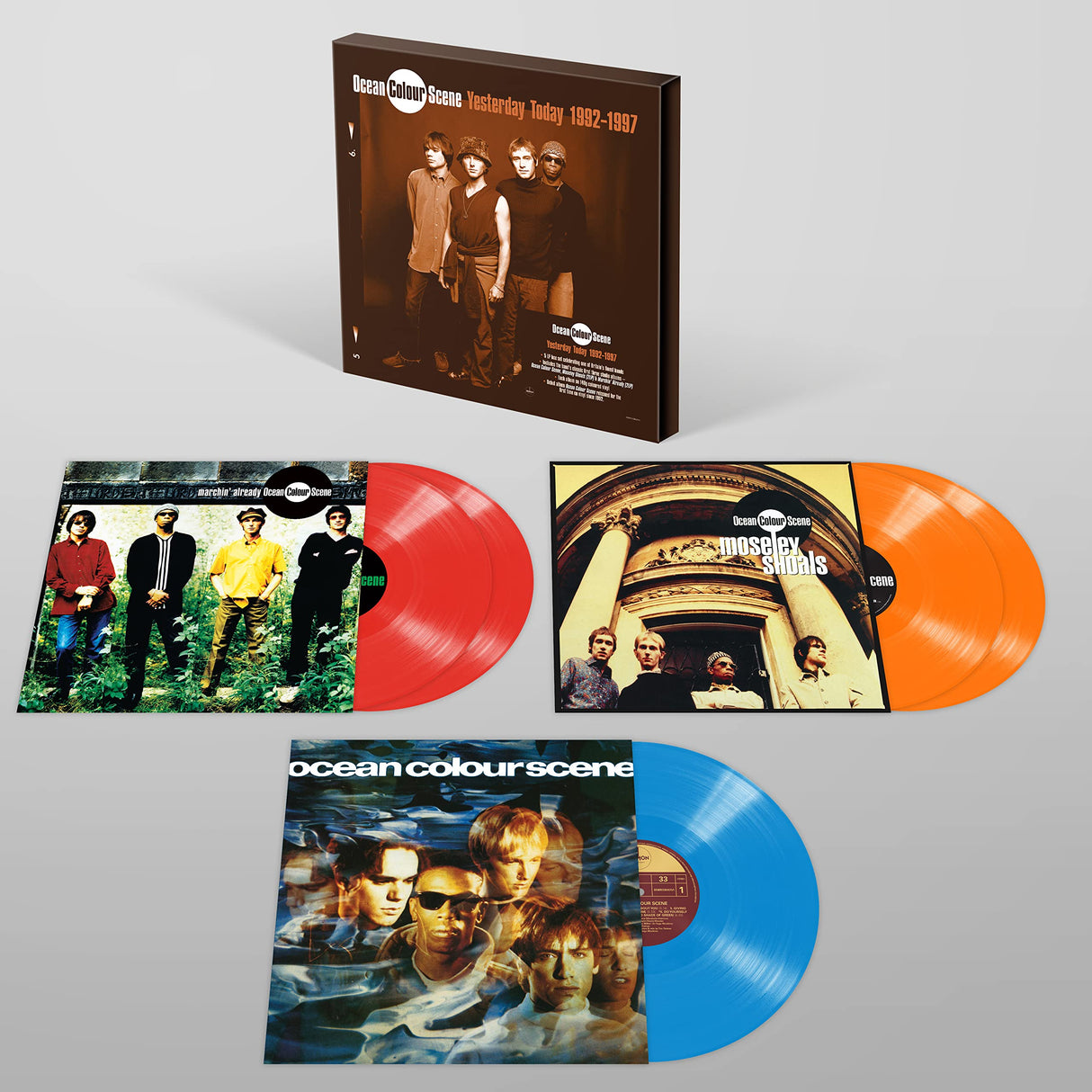 Ocean Colour Scene: Yesterday Today 1992 - 1997 (140g Blue, Orange & Red Vinyl) [Vinilo]