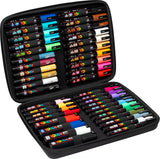 Uni-Ball 186840 - POSCA Marker Set, 40 rotuladores acrílicos en anchos de trazo PC-1MC, PC-3M, PC-5M, PC-8K