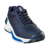 Wilson Rush Pro 4.0 Clay, Sneaker Hombre, Navy Blazer/White/Lapis Blue, 41 1/3 EU