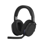 Fractal Design Scape Dark - Auriculares inalámbricos para Gaming en PC - Micrófono Giratorio con Mute y antirruido - hasta 40 Horas de autonomía - Iluminación Ambiental configurable - Negro