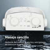 TechniSat DIGITRADIO 30 - Radio de Ducha Impermeable Dab+ (FM, Radio Digital Dab, batería integrada, Bluetooth, Resistente al Agua IPX5, Despertador, Memoria Favorita, Conector para Auriculares)