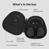 Sennheiser MOMENTUM 4 - Auriculares inalámbricos edición especial, Bluetooth para llamadas nítidas con cancelación de ruido adaptativa, duración de la batería de 60 horas, sonido personalizable, negro
