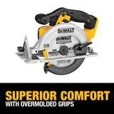 DeWalt DCS391N-XJ - Sierra circular XR 18V, diámetro de165 mm y 55 mm de profundidad sin cargador/batería, Arándano