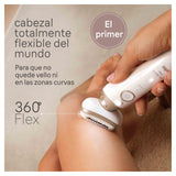 Braun Silk-épil 9 Flex, Depiladora Eléctrica Para Una Eliminación Del Vello Fácil, 9-071 3D, Blanca/Dorada