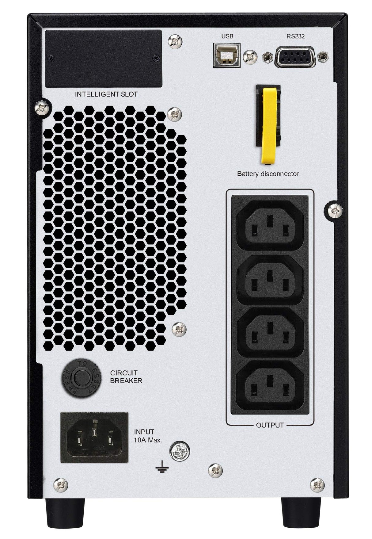 APC SRV1KI sistema de alimentación ininterrumpida (UPS) 1000 VA 3 salidas AC Doble conversión (en línea) - Fuente de alimentación continua (UPS) (1000 VA, 800 W, 110 V, 285 V, 220 V, 240 V)