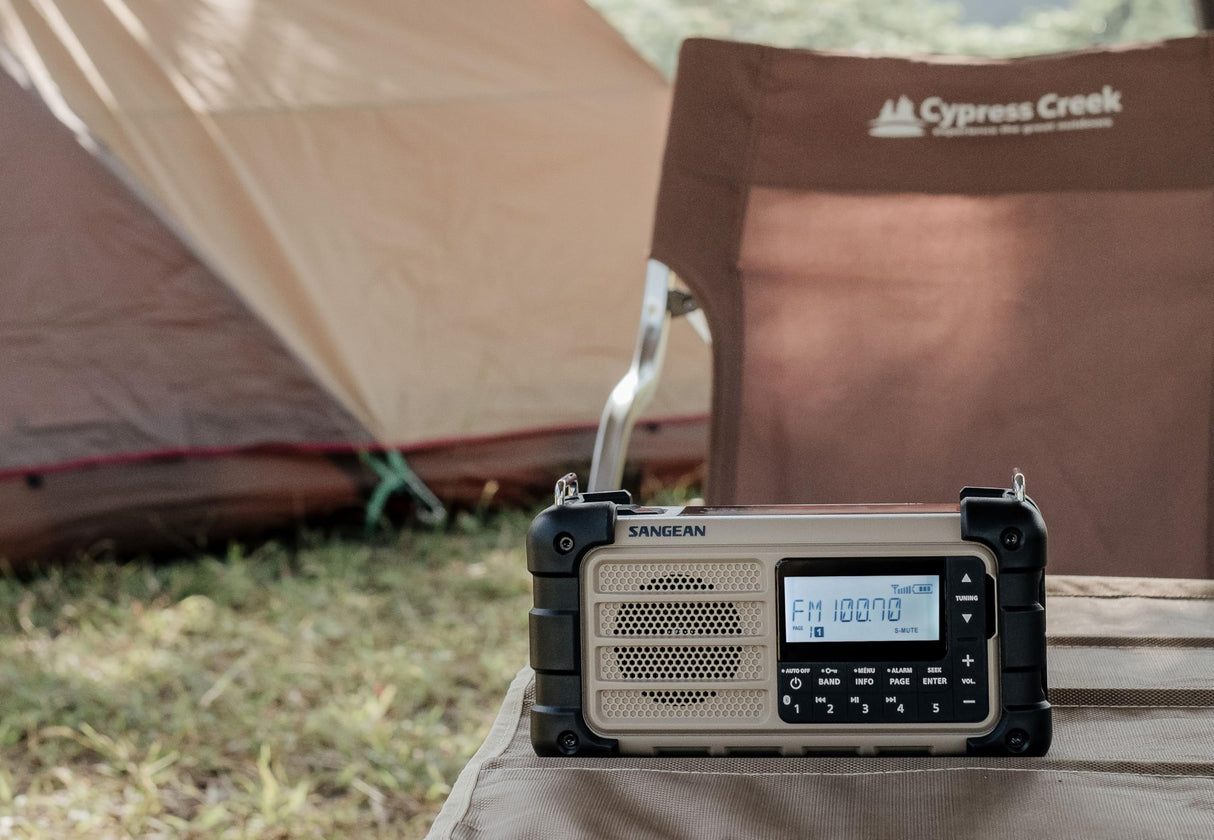 Sangean MMR-99 Radio de Emergencia, Am/FM - RBDS Bluetooth (Aux) Multi-Powered