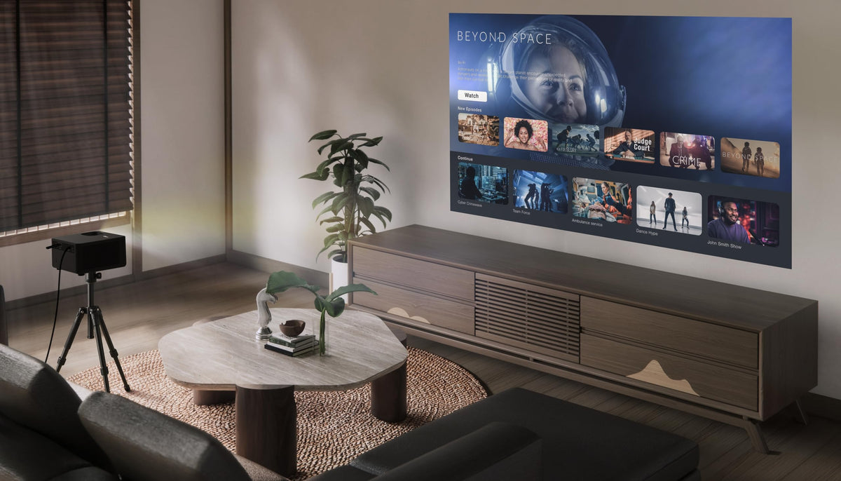 Optoma Photon Life PH31 - Proyector de Cine en casa Full HD con tecnología 3 LED, 1500 lúmenes, diseño Moderno, sin lámpara y sin Mantenimiento
