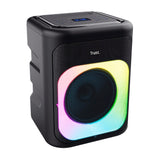 Trust Azura Altavoz Bluetooth Potente 100W para Fiestas, Altavoz Portátil Inalámbrico Luz LED RGB Intemperie IPX4, Altavoces Bluetooth Batería Recargable 11H, 2 Entradas de Micrófono Karaoke