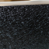 DRW Cuencofriador de Botellas de Acero Inoxidable Oro Mate Cubierta Negro 43x43x22 cm