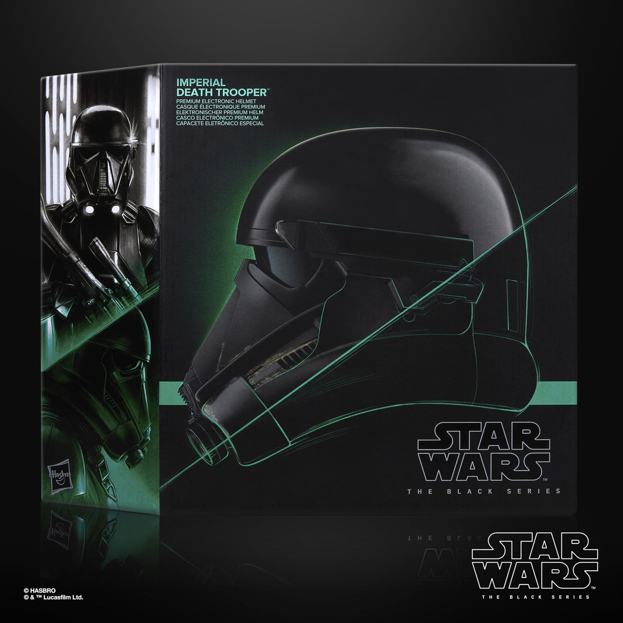 Star Wars The Black Series, Casco electrónico premium de Imperial Death Trooper, Artículo para juego de rol de adultos