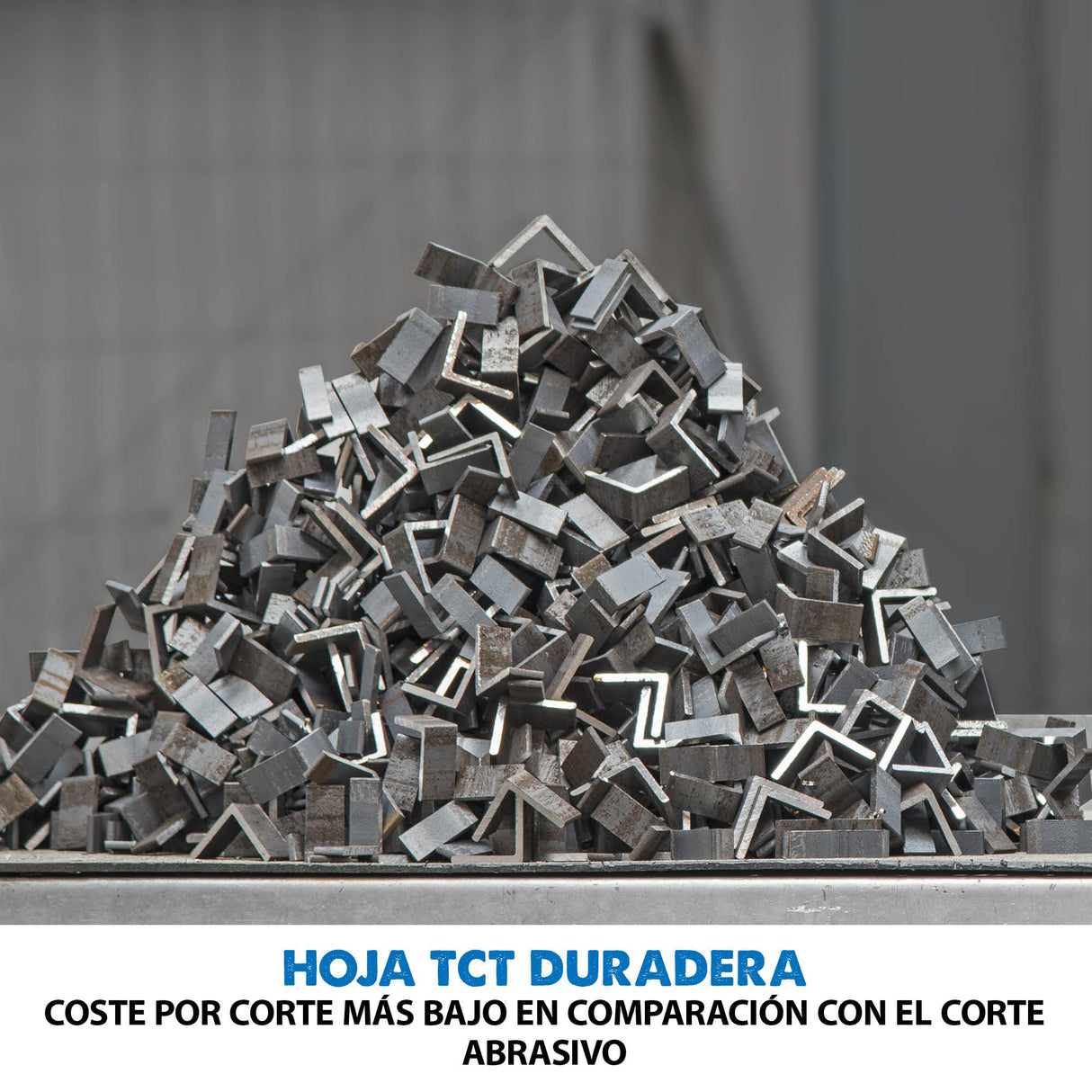 Evolution Sierra tronzadora industrial para acero de 355 mm S355CPS de Evolution: acabado que se puede trabajar al instante, sin calor, rebabas ni chispas. Incluye hoja para acero dulce