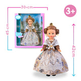 Nancy Colección Fallera Edición 2025, Muñeca de 42 cm, con Auténtico Traje Regional de la Comunidad Valenciana, Diseño y Accesorios hechos en Honor a las Fallas, Certificado Oficial, Famosa (NAL12000)