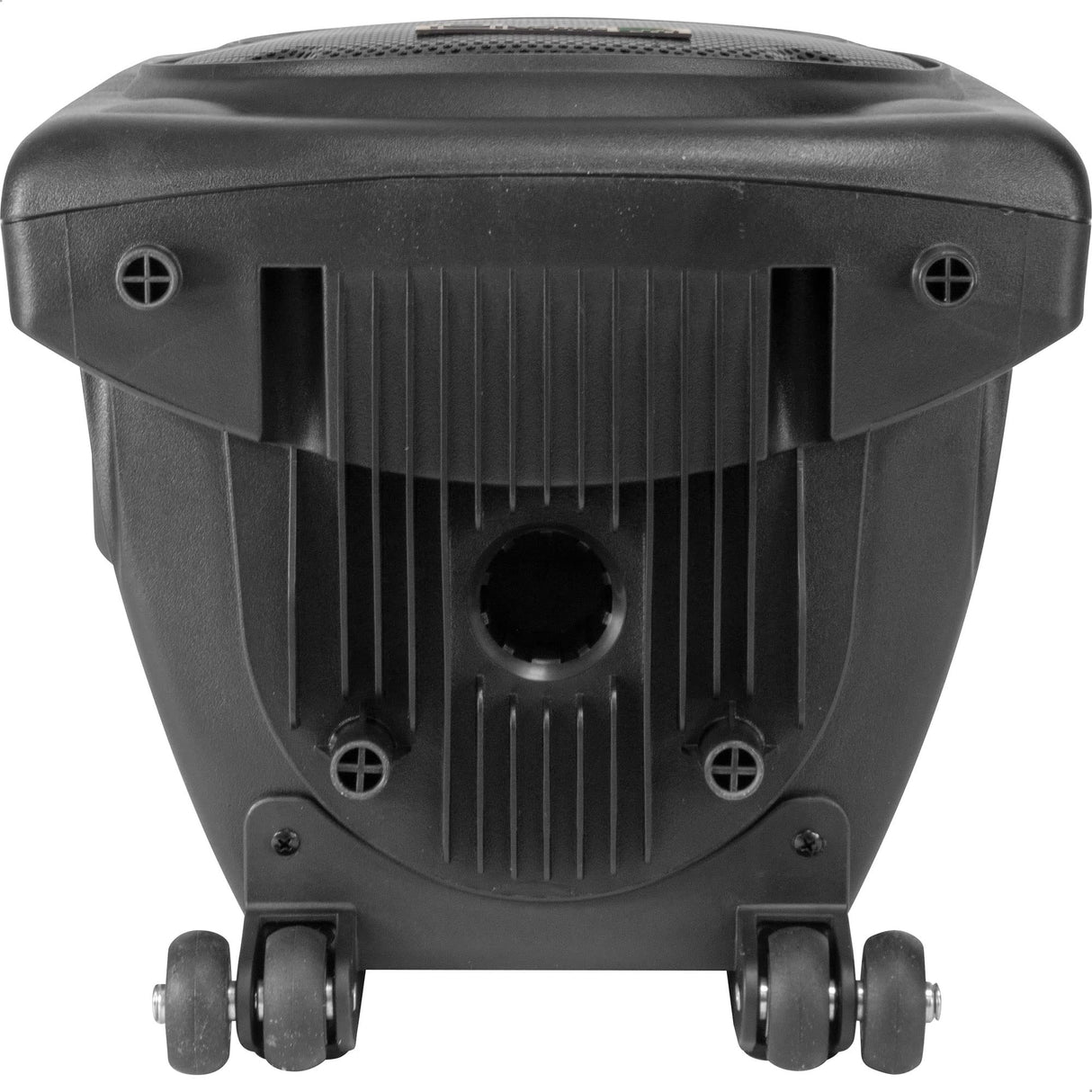 Ibiza - PORT10VHF-BT - Altavoz portátil 10"/500W MAX con 2 micrófonos (con cable y VHF), mando a distancia y cubierta protectora - Bluetooth, USB, SD - Duración de la batería de 5 a 7h - Speaker Box