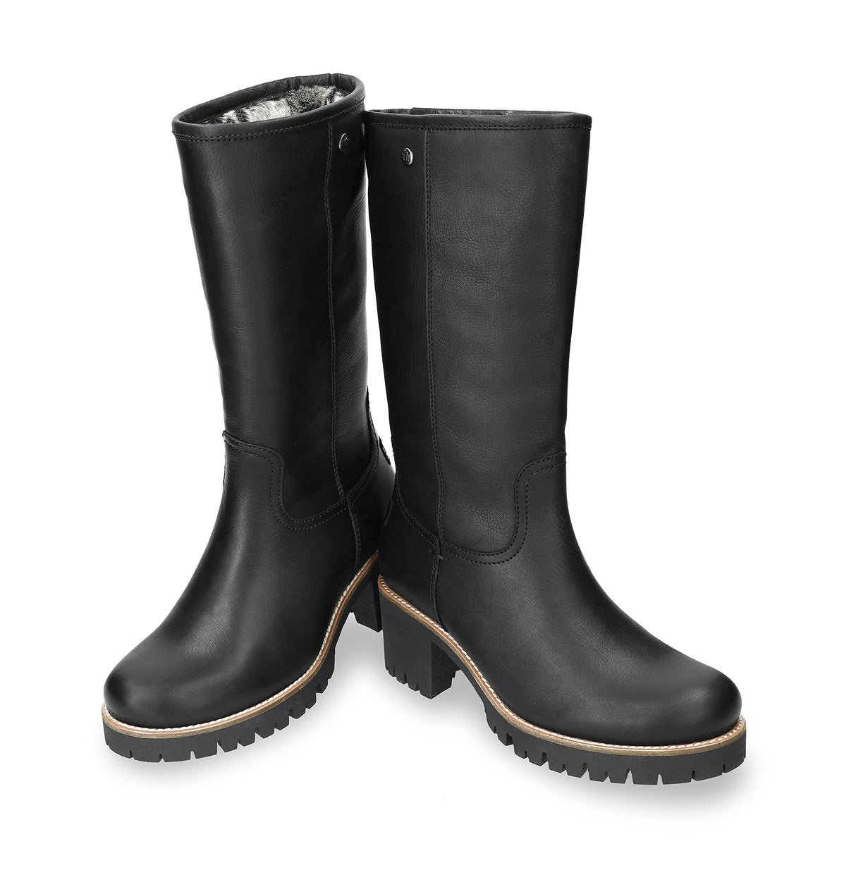 Panama Jack Patricia, Botas Altas hasta la Rodilla Mujer, Negro, 37 EU