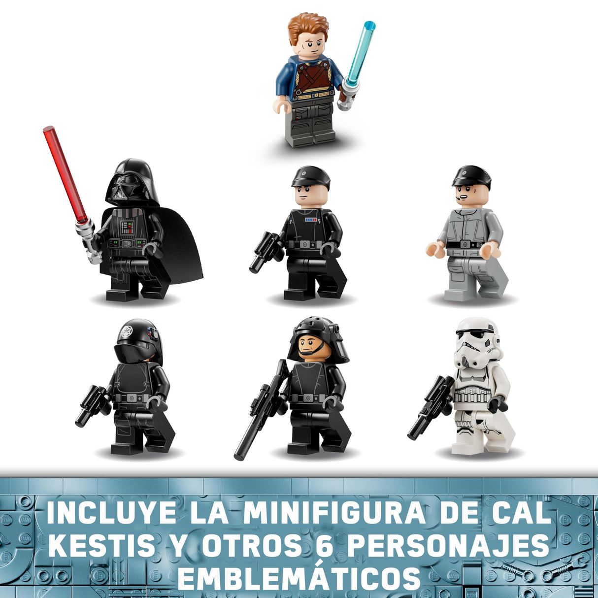 LEGO Star Wars 75394 Destructor Estelar Imperial - Juguete de Construcción de Nave con Interior Detallado -7 Minifiguras de Darth Vader - Regalo para Niños de 10+ Años Fans de Una Nueva Esperanza