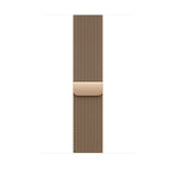 Apple Watch Band - Pulsera Milanese Loop - 46 mm - Titanio Oro - Talla S/M