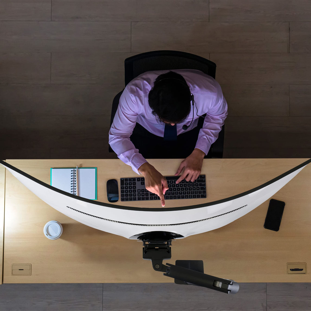 HX Desk Monitor Arm with HD ACCS