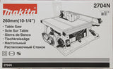 Makita 2704N - Sierra circular de mesa (93 mm)