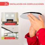 Pyle Altavoces empotrables, Pared, Techo, 10”, 300W, Dos vias, Rejilla Intercambiable Redonda y Cuadrada