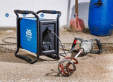 AS – Schwabe Eco Powerstation 5000 - Fuente de alimentación móvil con batería de 2,4 kW - Carga rápida - 2500 W de potencia - robusto y silencioso - Generador solar para obras, jardín, camping - IP54,