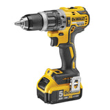 DEWALT DCK266P2-QW - Kit Taladro Percutor DCD796 XR 18V, Atornillador de Impacto DCF887 1/4´´, 2 Baterías Litio 5,0 Ah, Organizador DS150 y Cargador Multi-Voltaje XR