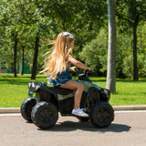 FEBER- Quad Boxer, Vehículo eléctrico a batería, 12 V, Verde (Famosa 800012541), Versión previa